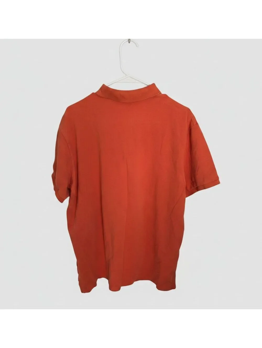 Polo Ralph Lauren Custom Slim Fit Cotton Polo Shirt Men XL Golf Tennis Orange